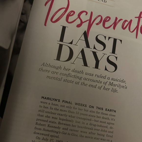 HOLLYWOOD LEGENDS MAGAZINE MARILYN THE UNTOLD STORY. - Picture 4 of 6